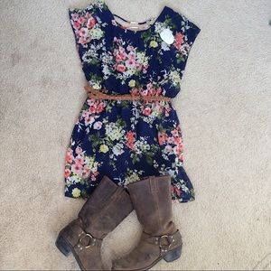 City Triangles Midi Floral Dress